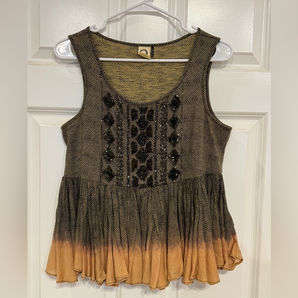 Chic Sleeveless Ombre Tank Top